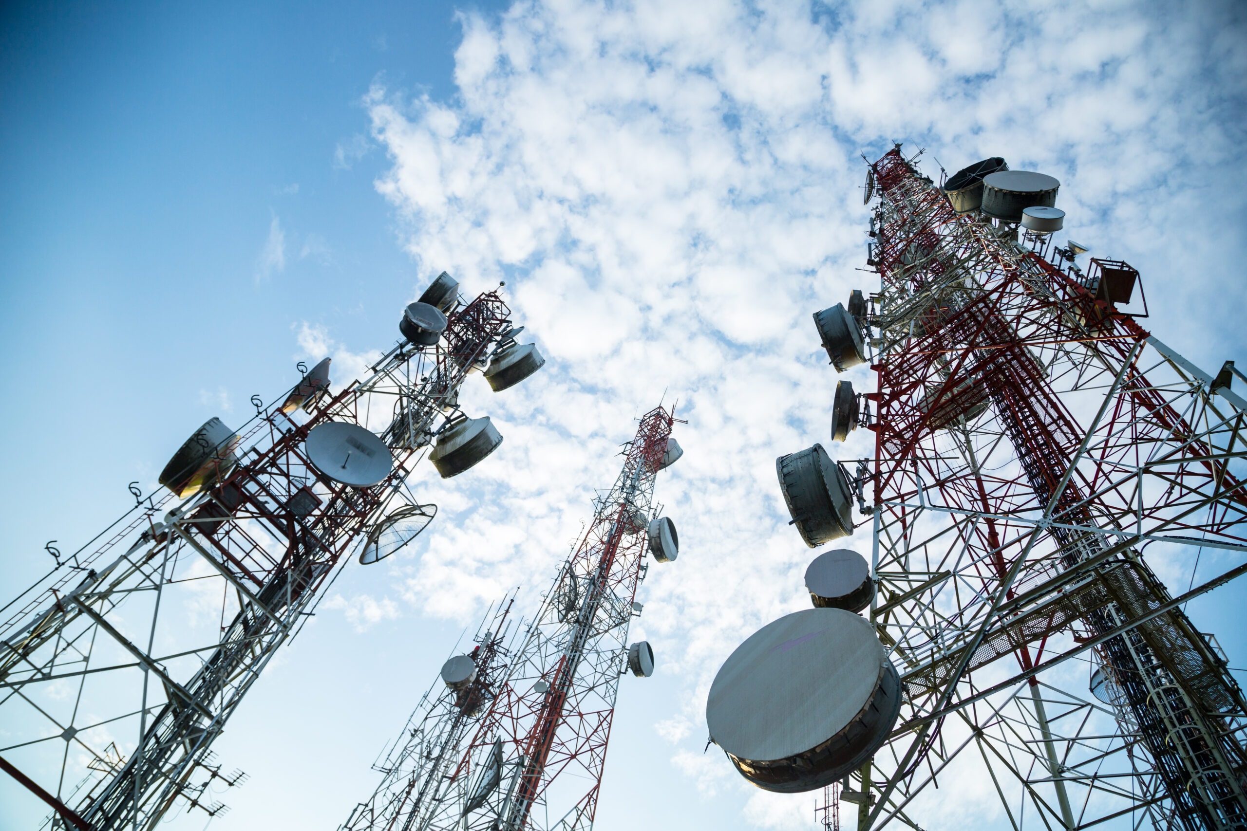Telecommunication mast TV antennas wireless technology